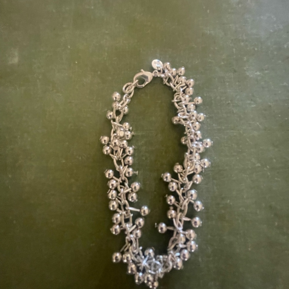 925 Silver ball bracelet